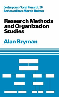 Cover Research Methods and Organization Studies