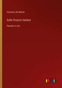 Sulle finanze italiane - Monte, Vincenzo de