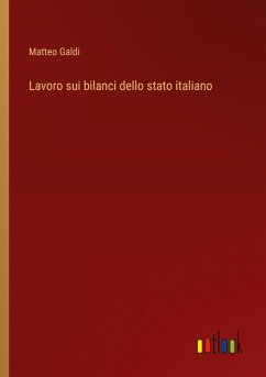 Lavoro sui bilanci dello stato italiano - Galdi, Matteo