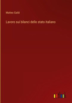 Lavoro sui bilanci dello stato italiano - Galdi, Matteo