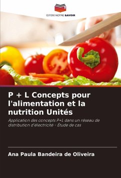 P + L Concepts pour l'alimentation et la nutrition Unités - Oliveira, Ana Paula Bandeira de