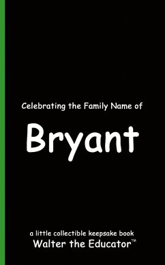 Cover Celebrating the Family Name of Bryant