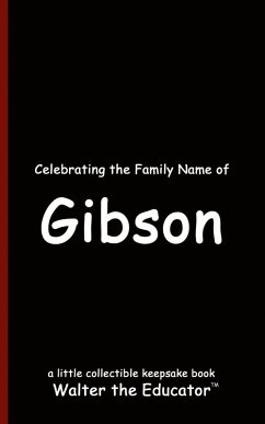 Cover Celebrating the Family Name of Gibson