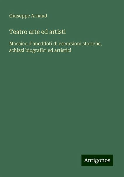Teatro arte ed artisti
