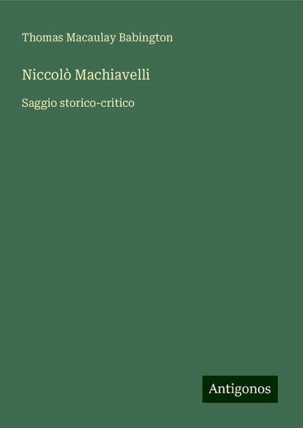 Niccolò Machiavelli