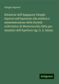 Relazione dell'ingegnere Giorgio Asproni sull'ispezione alla miniera e amministrazione della Società coltivatrice di Montevecchio fatta per mandato dell'ispettore sig. G. A. Sanna