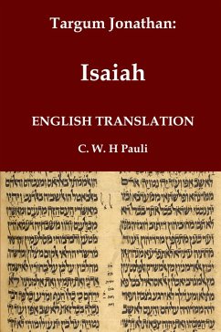 Cover Targum Jonathan of the Prophet Isaiah in English Translation