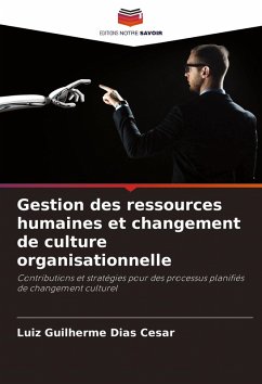 Cover Gestion des ressources humaines et changement de culture organisationnelle