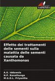 Effetto dei trattamenti delle sementi sulla malattia delle sementi causata da Xanthomonas