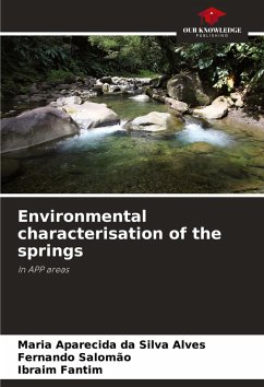 Cover Environmental characterisation of the springs