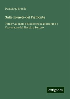 Sulle monete del Piemonte - Promis, Domenico