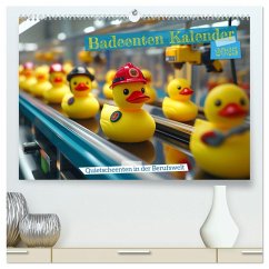 Badeenten Kalender - Quietscheenten in der Berufswelt (hochwertiger Premium Wandkalender 2025 DIN A2 quer), Kunstdruck in Hochglanz