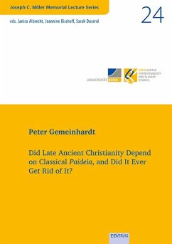 Cover Vol. 24: Did Late Ancient Christianity Depend on Classical Paideia, and Did It Ever Get Rid of It?