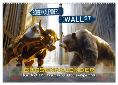 Börsenkalender ¿ der Kalender für Aktien, Trader und Börsenprofis. (Wandkalender 2025 DIN A2 quer), CALVENDO Monatskalender