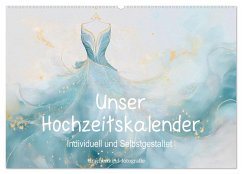 Unser Hochzeitskalender - Individuell und Selbstgestaltet (Wandkalender 2025 DIN A2 quer), CALVENDO Monatskalender