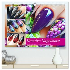 Kreative Nagelkunst. Ausdrucksstarke Designs und Farben (hochwertiger Premium Wandkalender 2025 DIN A2 quer), Kunstdruck in Hochglanz - Calvendo;Hurley, Rose