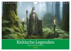 Keltische Legenden - Die kleinen Wesen der Natur (Wandkalender 2025 DIN A4 quer), CALVENDO Monatskalender