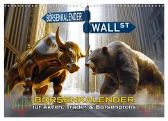 Börsenkalender ¿ der Kalender für Aktien, Trader und Börsenprofis. (Wandkalender 2025 DIN A3 quer), CALVENDO Monatskalender