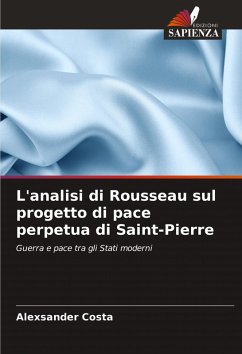 Cover L'analisi di Rousseau sul progetto di pace perpetua di Saint-Pierre