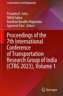 Cover Proceedings of the 7th International Conference of Transportation Research Group of India (CTRG 2023), Volume 1