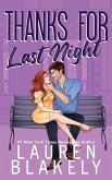 Thanks For Last Night Thanks For Last Night