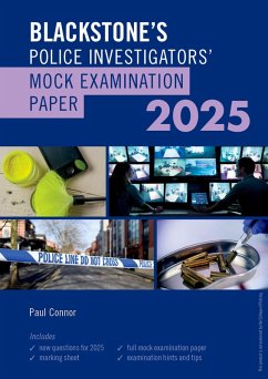 Cover Blackstone's Police Investigators Mock Exam 2025