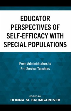 Cover Educator Perspectives of Self-Efficacy with Special Populations