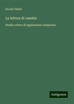 La lettera di cambio - Vidari, Ercole