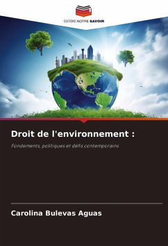 Droit de l'environnement : Cover Droit de l'environnement :