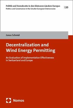 Decentralization and Wind Energy Permitting - Schmid, Jonas