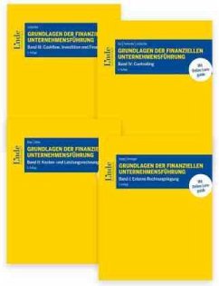 Cover Grundlagen der finanziellen Unternehmensführung, Band I-IV