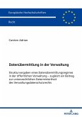 Datenübermittlung in der Verwaltung Datenübermittlung in der Verwaltung