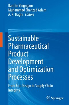 Cover Sustainable Pharmaceutical Product Development and Optimization Processes