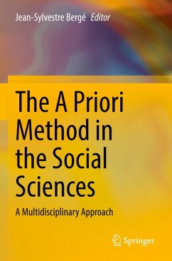 Cover The A Priori Method in the Social Sciences