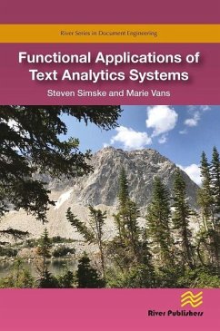 Functional Applications of Text Analytics Systems Functional Applications of Text Analytics Systems