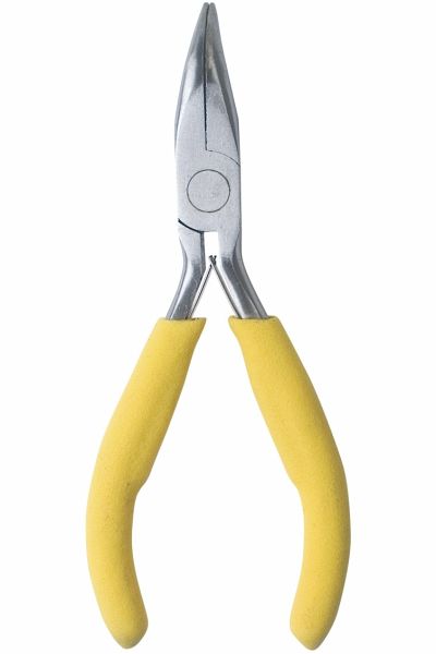 PEBARO 3600/6 - Spitzzange gebogen mit Feder, 120 mm