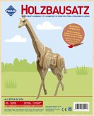 PEBARO 859/4 - Holzbausatz Giraffe, 38 Teile, Holzkonstruktion zum Zusammenstecken