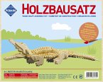 PEBARO 860/3 - Holzbausatz Krokodil, 94 Teile, Holzkonstruktion zum Zusammenstecken