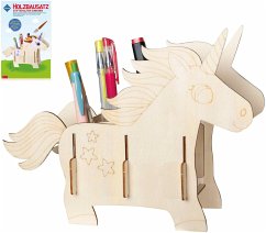 Cover PEBARO 477/1 - Holzbausatz Stiftehalter Einhorn, Laser cut Bastelset