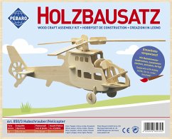 PEBARO 850/3 - Holzbausatz Hubschrauber, 24 Teile, Holzkonstruktion zum Zusammenstecken Cover PEBARO 850/3 - Holzbausatz Hubschrauber, 24 Teile, Holzkonstruktion zum Zusammenstecken