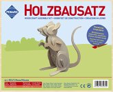 PEBARO 852/3 - Holzbausatz Maus, 25 Teile, Holzkonstruktion zum Zusammenstecken