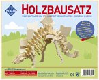 PEBARO 856/5 - Holzbausatz Dinosaurier Stegosaurus, 44 Teile, Holzkonstruktion zum Zusammenstecken