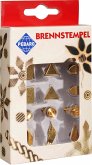 PEBARO 20300 - Brennstempel II, 12-teilig, Motive: Quadrat/Dreieck/Raute/Kreis/Auge/Tropfen/Blatt, passend zum Pebaro-Brandkolben, Brandmalerei PEBARO 20300 - Brennstempel II, 12-teilig, Motive: Quadrat/Dreieck/Raute/Kreis/Auge/Tropfen/Blatt, passend zum Pebaro-Brandkolben, Brandmalerei
