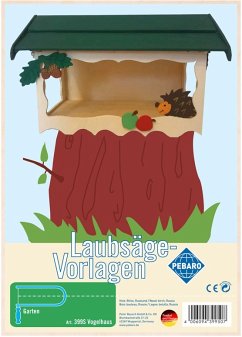 Cover PEBARO 399S - Laubsägevorlage Vogelhaus, 4 Platten, Größe DIN A4