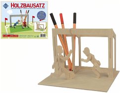 Cover PEBARO 840/4 - Holzbausatz Stiftehalter Fußball, 22-teilig, Holzkonstruktion zum Zusammenstecken