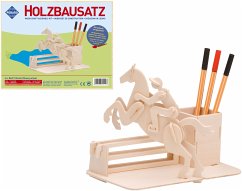Cover PEBARO 840/1 - Holzbausatz Stiftehalter Reiter, 25-teilig, Holzkonstruktion zum Zusammenstecken