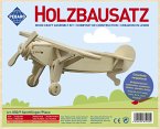 PEBARO 850/9 - Holzbausatz Sportflieger, Flugzeug, 28 Teile, Holzkonstruktion zum Zusammenstecken