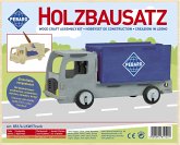PEBARO 851/4 - Holzbausatz LKW, 24 Teile, Holzkonstruktion zum Zusammenstecken