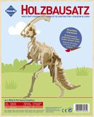 PEBARO 856/4 - Holzbausatz Dinosaurier Parasaurolophus, 38 Teile, Holzkonstruktion zum Zusammenstecken