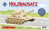 PEBARO 862 - Holzbausatz Panzer, 172 Teile, Holzkonstruktion zum Zusammenstecken
